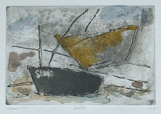 Two Boats at Low Tide 1